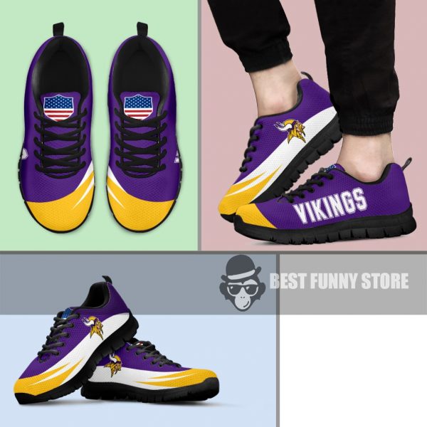 Awesome Gift Logo Minnesota Vikings Sneakers