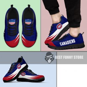 Awesome Gift Logo Montreal Canadiens Sneakers