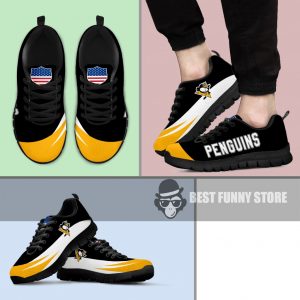 Awesome Gift Logo Pittsburgh Penguins Sneakers
