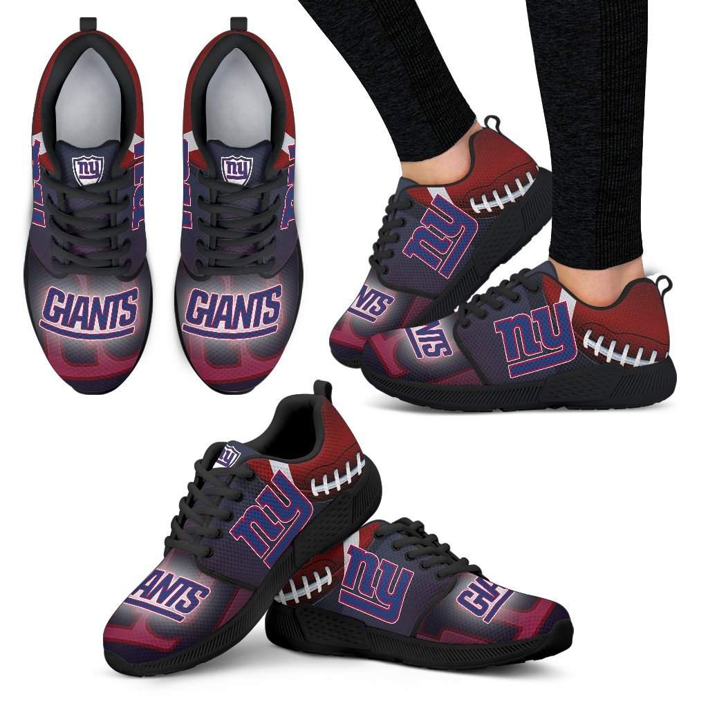 Awesome New York Giants Running Sneakers For Football Fan Awesome New York Giants Running Sneakers For Football Fan