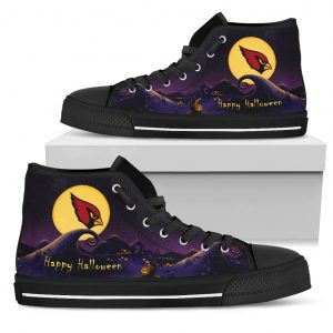 Before Christmas Nightmare Halloween Moonlight Arizona Cardinals High Top Shoes