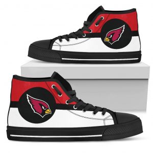 Bright Colours Open Sections Great Logo Arizona Cardinals High Top Shoes