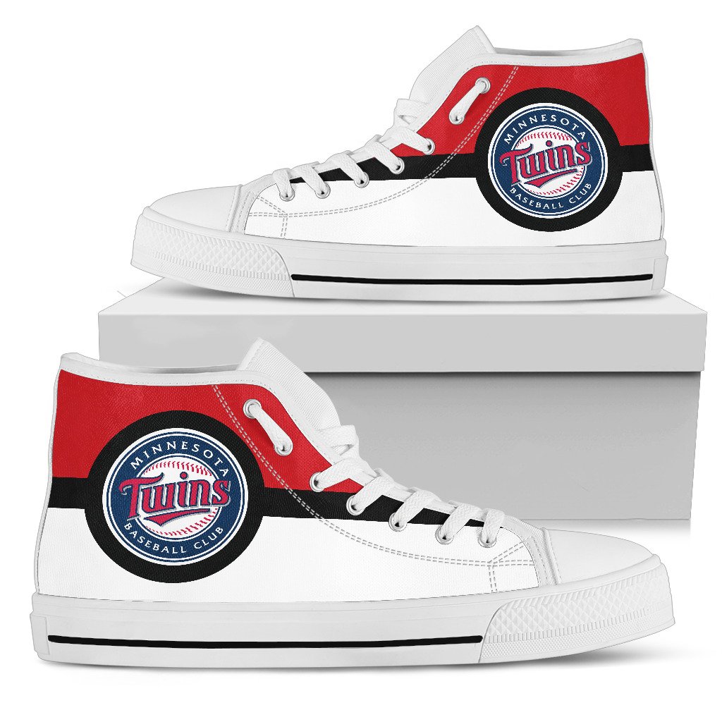Bright-Colours-Open-Sections-Great-Logo-Minnesota-Twins-High-Top-Shoes-1