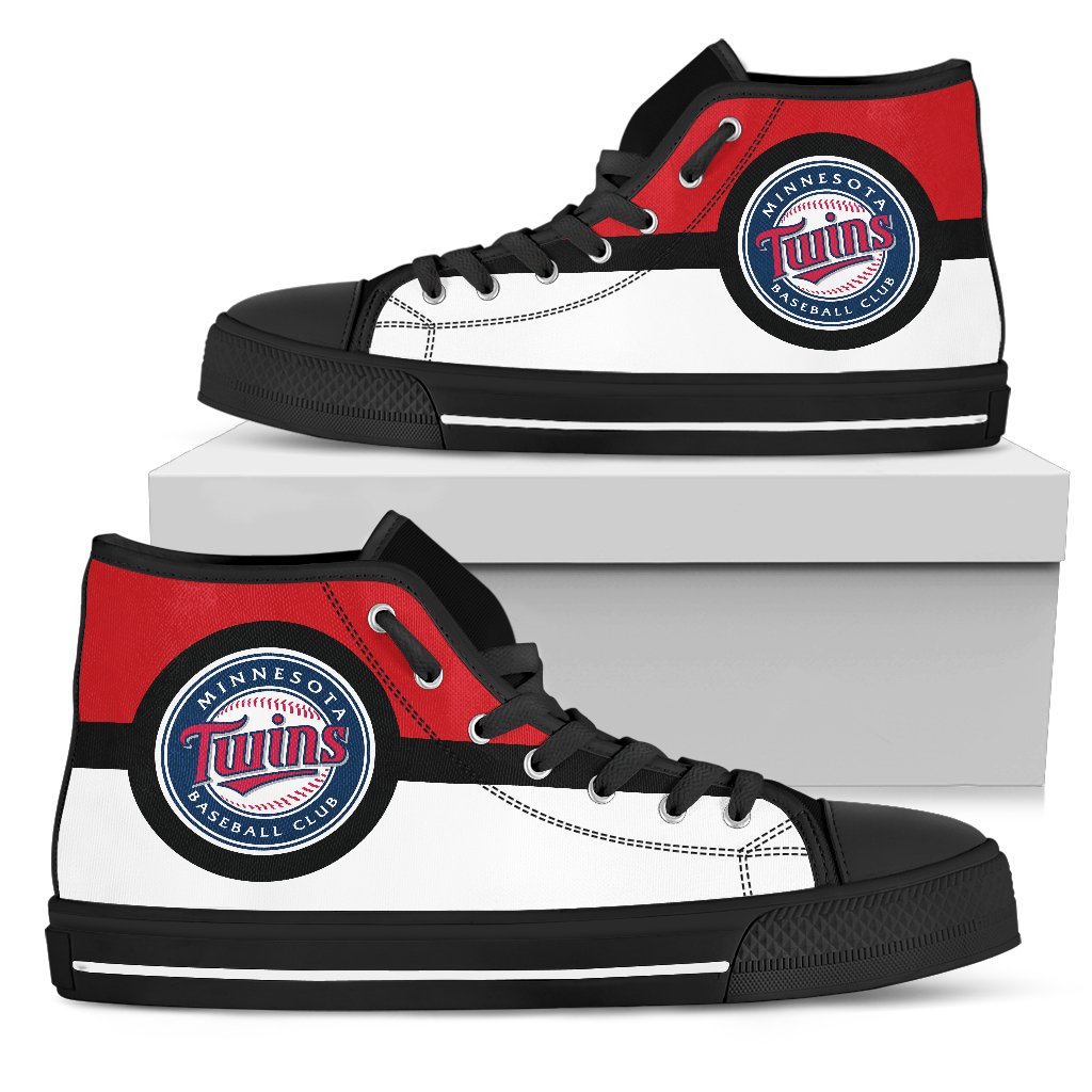Bright Colours Open Sections Great Logo Minnesota Twins High Top Shoes Bright Colours Open Sections Great Logo Minnesota Twins High Top Shoes