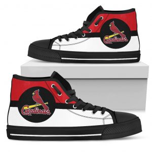 Bright Colours Open Sections Great Logo St. Louis Cardinals High Top Shoes