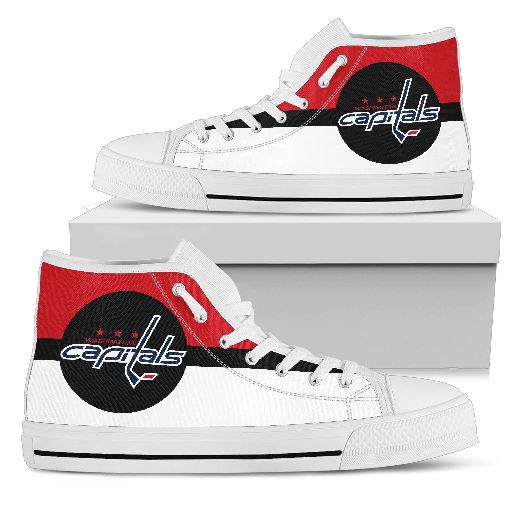 Bright-Colours-Open-Sections-Great-Logo-Washington-Capitals-High-Top-Shoes-1