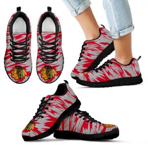 Brush Strong Cracking Comfortable Chicago Blackhawks Sneakers