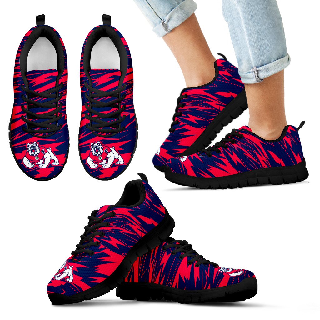 Brush Strong Cracking Comfortable Fresno State Bulldogs Sneakers Brush Strong Cracking Comfortable Fresno State Bulldogs Sneakers