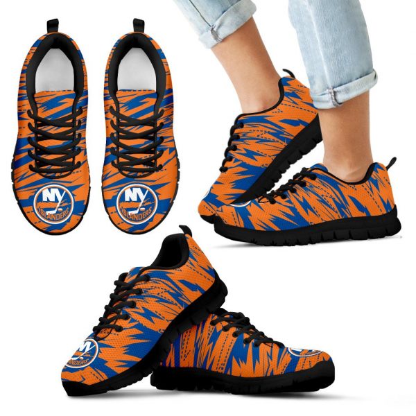 Brush Strong Cracking Comfortable New York Islanders Sneakers