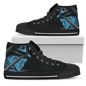 Carolina Panthers Nightmare Freddy Colorful High Top Shoes