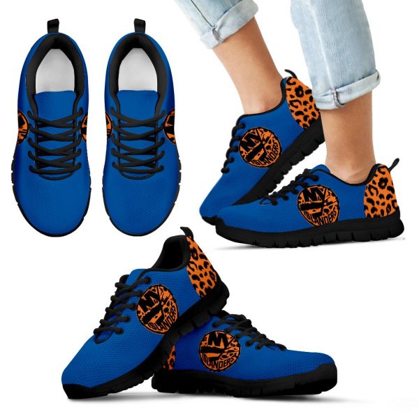 Cheetah Pattern Fabulous New York Islanders Sneakers