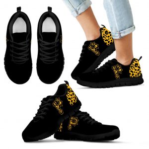 Cheetah Pattern Fabulous Pittsburgh Pirates Sneakers