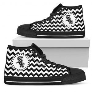 Chevron Broncos Chicago White Sox High Top Shoes