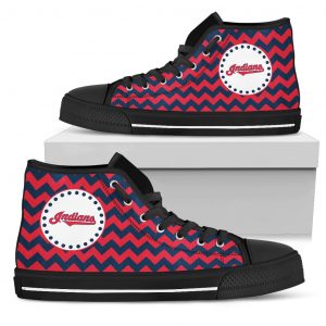 Chevron Broncos Cleveland Indians High Top Shoes