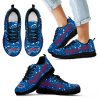 Christmas Snowing Incredible Pattern Buffalo Bills Sneakers