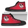 Cincinnati Reds Fan Mickey Circle High Top Shoes