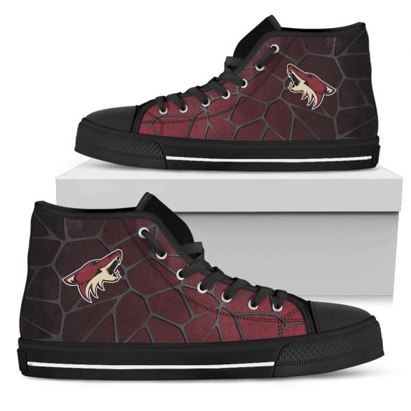 Colors Air Cushion Arizona Coyotes Gradient High Top Shoes