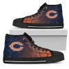 Colors Air Cushion Chicago Bears Gradient High Top Shoes