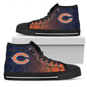 Colors Air Cushion Chicago Bears Gradient High Top Shoes