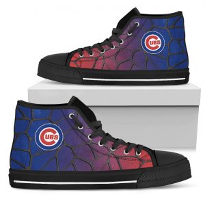 Colors Air Cushion Chicago Cubs Gradient High Top Shoes