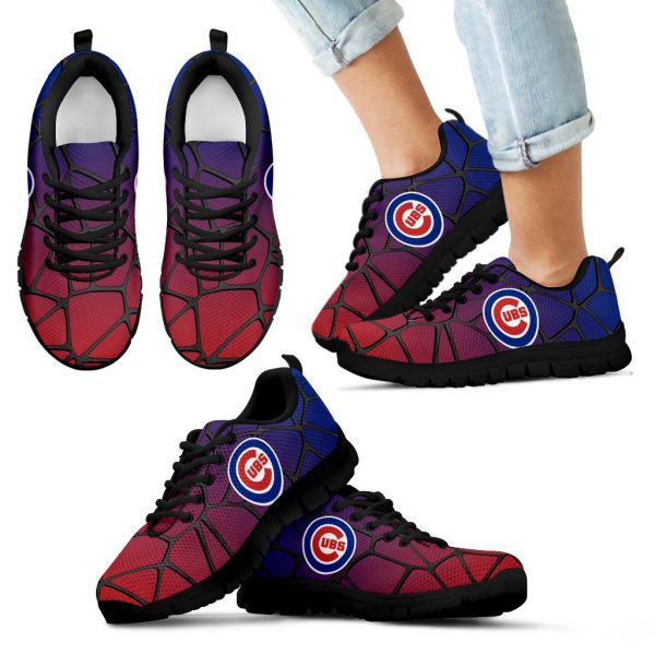 Colors Air Cushion Chicago Cubs Gradient Sneakers