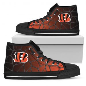 Colors Air Cushion Cincinnati Bengals Gradient High Top Shoes