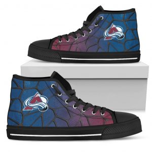 Colors Air Cushion Colorado Avalanche Gradient High Top Shoes