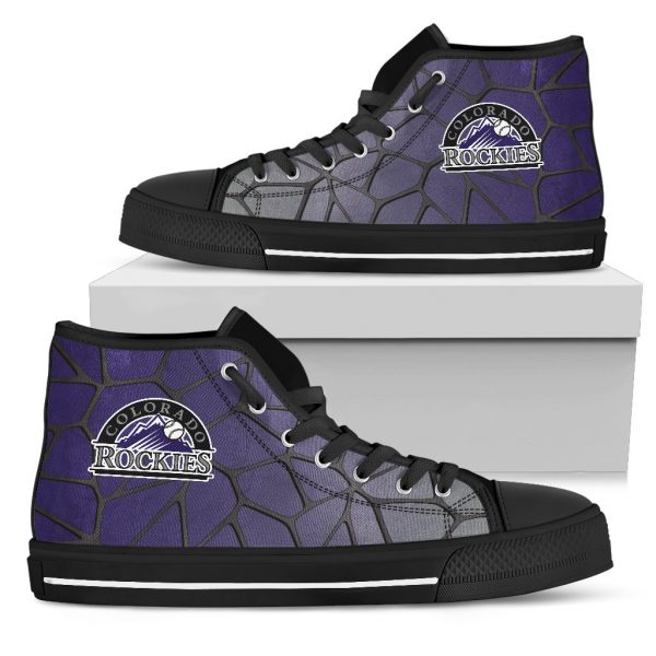 Colors Air Cushion Colorado Rockies Gradient High Top Shoes