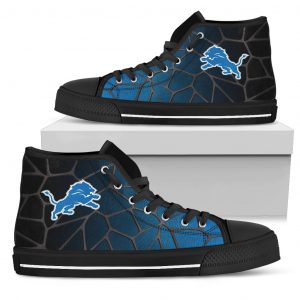 Colors Air Cushion Detroit Lions Gradient High Top Shoes