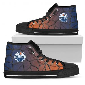 Colors Air Cushion Edmonton Oilers Gradient High Top Shoes
