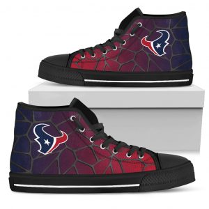 Colors Air Cushion Houston Texans Gradient High Top Shoes