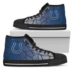Colors Air Cushion Indianapolis Colts Gradient High Top Shoes