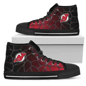 Colors Air Cushion New Jersey Devils Gradient High Top Shoes