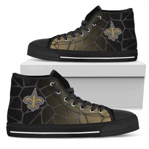 Colors Air Cushion New Orleans Saints Gradient High Top Shoes