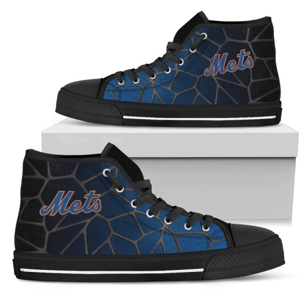Colors Air Cushion New York Mets Gradient High Top Shoes