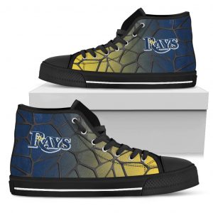 Colors Air Cushion Tampa Bay Rays Gradient High Top Shoes