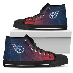 Colors Air Cushion Tennessee Titans Gradient High Top Shoes