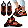 Cross Thread Seamless Beautiful Logo Denver Broncos Sneakers