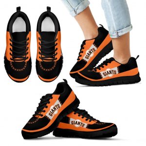 Cross Thread Seamless Beautiful Logo San Francisco Giants Sneakers