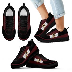 Cross Thread Seamless Beautiful Logo Washington Redskins Sneakers