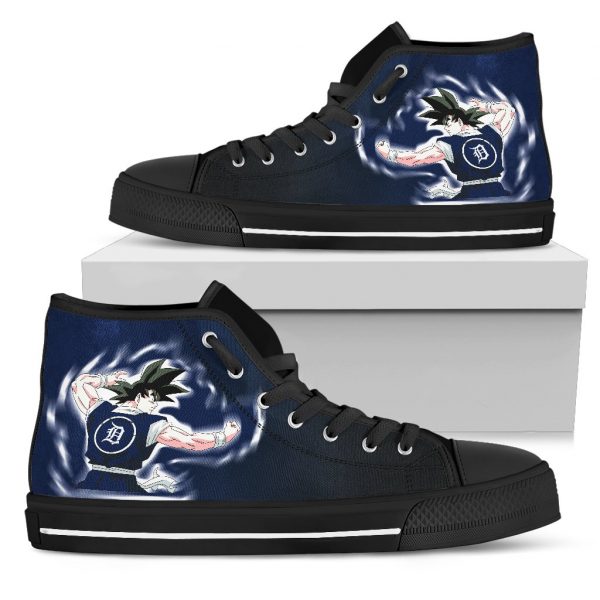 Detroit Tigers Goku Saiyan Power High Top Shoes