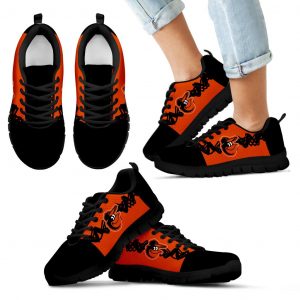Doodle Line Amazing Baltimore Orioles Sneakers V1