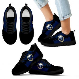 Doodle Line Amazing Buffalo Sabres Sneakers V2