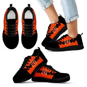 Doodle Line Amazing Cincinnati Bengals Sneakers V1