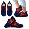 Doodle Line Amazing Columbus Blue Jackets Sneakers V1