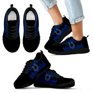Doodle Line Amazing Indianapolis Colts Sneakers V2
