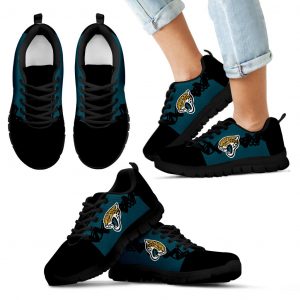 Doodle Line Amazing Jacksonville Jaguars Sneakers V1