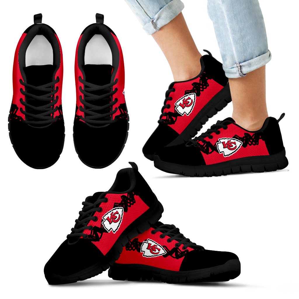 Doodle Line Amazing Kansas City Chiefs Sneakers V2 Doodle Line Amazing Kansas City Chiefs Sneakers V2