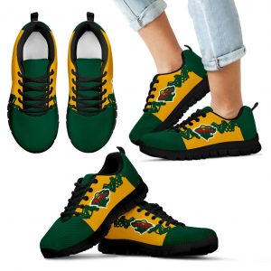 Doodle Line Amazing Minnesota Wild Sneakers V1