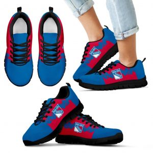 Doodle Line Amazing New York Rangers Sneakers V1